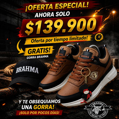 🔥 PROMO - Zapatos Brahma + Gorra Gratis 🎁